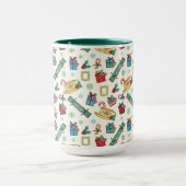 Mug AMIS™ | Motif d'icône de Noël (Centre)