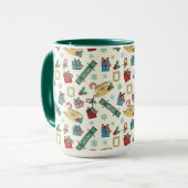 Mug AMIS™ | Motif d'icône de Noël (Devant gauche)