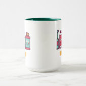 Mug Amis oraux de soin de bande dessinée (Centre)