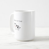 Mug Amis pas de nourriture - Vaches (Devant gauche)
