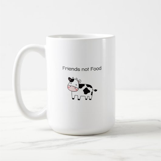 Mug Amis pas de nourriture - Vaches (Gauche)