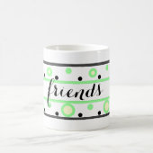Mug Amis points verts et crème (Centre)