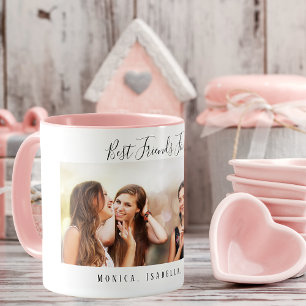 Mug Amis pour toujours nom photo
