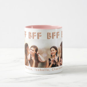 Mug Amis pour toujours or rose BFF photo