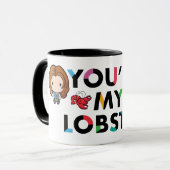 Mug AMIS™ | Ross & Rachel Lobster Chibi (Devant gauche)