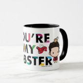Mug AMIS™ | Ross & Rachel Lobster Chibi (Devant droit)