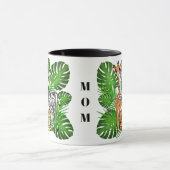 Mug Amis Safari - Giraffe, Zèbre, Tigre, jungle (Centre)