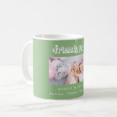 Mug Amis sauge noms de photo verts (Devant gauche)