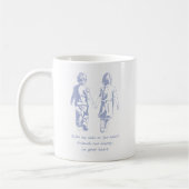 Mug Amis toujours dans votre coeur Citation (Gauche)