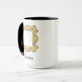 Mug AMIS™ | Trame de trou | Ajouter Votre Nom (Devant gauche)