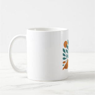 Mug Amis tropicaux - Perroquet stylisé et Songbirds M
