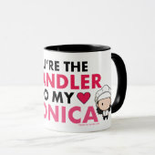 Mug AMIS™ | Vous êtes le Chandler de ma Monica (Devant droit)