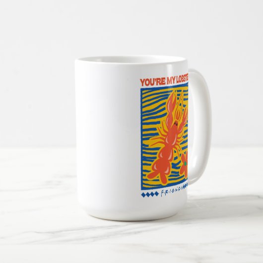 Mug AMIS™ | Vous êtes mon homard vibrant graphique (Devant droit)