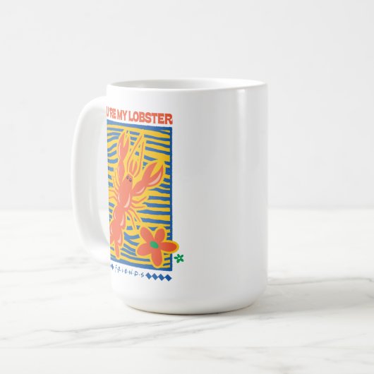 Mug AMIS™ | Vous êtes mon homard vibrant graphique (Devant gauche)