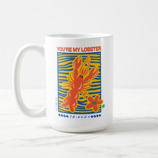 Mug AMIS™ | Vous êtes mon homard vibrant graphique (Gauche)