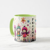 Mug Amis Whimsical mignons (Devant gauche)
