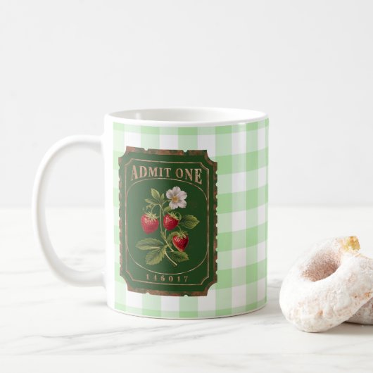 Mug Amit one -fraise (Avec donut)