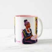 Mug Amitié à la Table Rose (Devant droit)