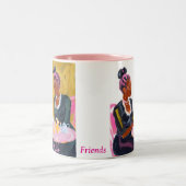 Mug Amitié à la Table Rose (Centre)
