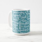 Mug Amitié Calligraphie Bestie (Devant gauche)