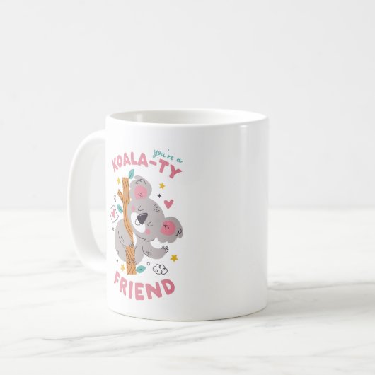 Mug Amitié Cute Koala Saint Valentin (Devant gauche)