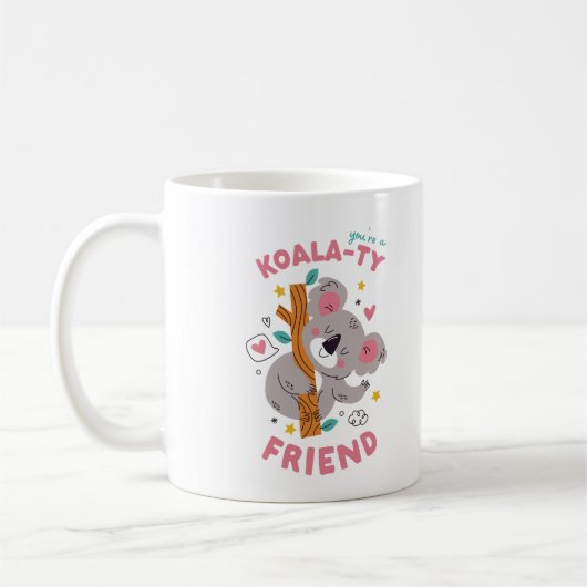 Mug Amitié Cute Koala Saint Valentin (Gauche)