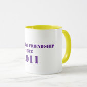 Mug Amitié essentielle (Devant droit)