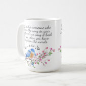 Mug Amitié florale (Devant gauche)