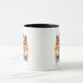 Mug Amitié ou romantique Votre nom ou nom Fox (Centre)