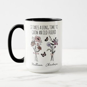 Mug Amitié personnalisée, longue période pour développ