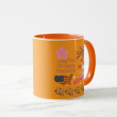 Mug Amitié sans fin orange (Devant droit)