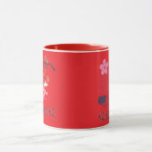 Mug Amitié sans fin rouge vif (Centre)