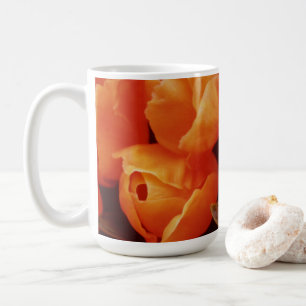 Mug Amma ~ Un tableau de tulipes orange