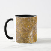 Mug Ammonite et autres fossiles en roche (Gauche)