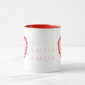 Mug AMOR-AMOUR ESPAGNOL Combo Rouge (Centre)