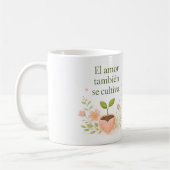 Mug ✨ Amor que Florece – Taza de Café Botánica (Gauche)
