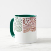 Mug Amor Roma avec la dentelle verte (Devant gauche)