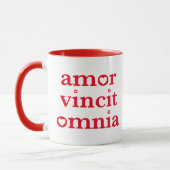 Mug Amor Vincit Omnia - Citation latine (Gauche)