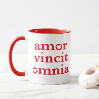 Mug Amor Vincit Omnia - Citation latine