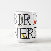Mug Amortissement Nerd d'oiseaux deux (Centre)