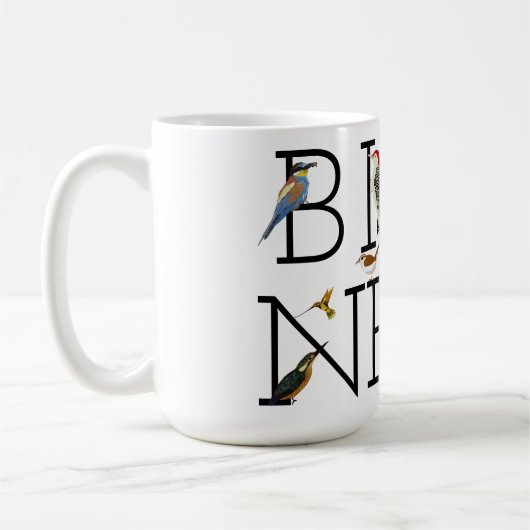 Mug Amortissement Nerd d'oiseaux deux (Gauche)