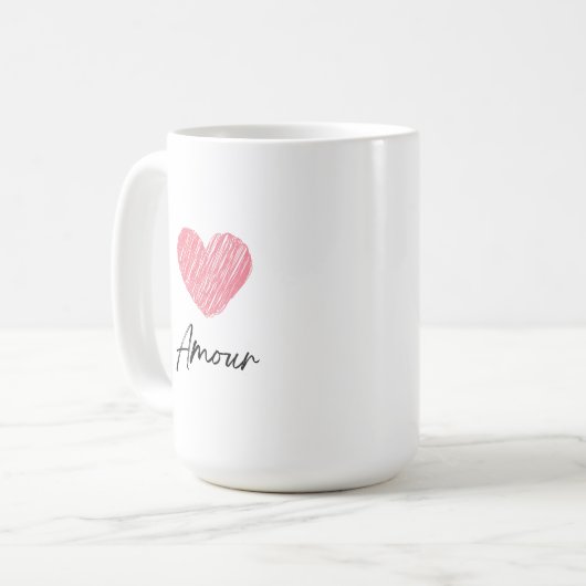 Mug Amour (Devant gauche)