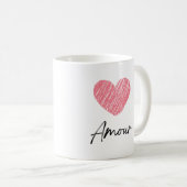 Mug Amour (Devant droit)