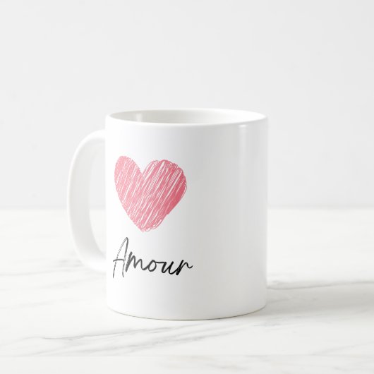Mug Amour (Devant gauche)