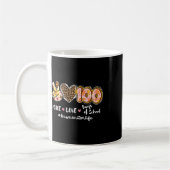 Mug Amour 100 Jours De L'École Léopard Bus Moniteur Vi (Gauche)