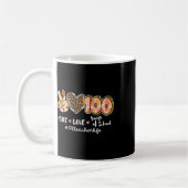 Mug Amour 100 Jours De L'École Leopard Pe Vie Enseigna (Gauche)