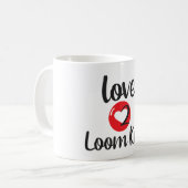 Mug Amour à Loom Knit (Devant gauche)
