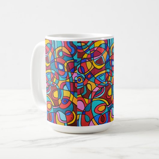 Mug Amour Abstrait (Devant gauche)