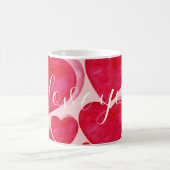 Mug Amour Abstrait - Je t'aime manuscrit  (Centre)