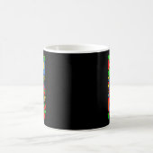 Mug Amour Accepter Comprendre Autisme Boho Fleur (Centre)